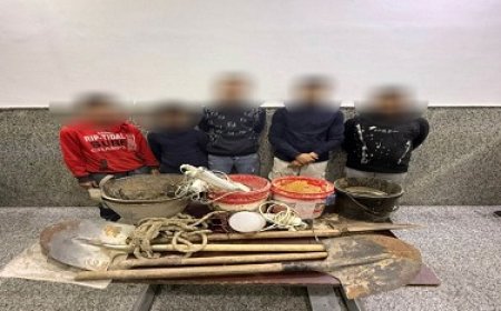 موصلة جهود أجهزة وزارة الداخلية فى مافحة جرائم التنقب عن الآثار