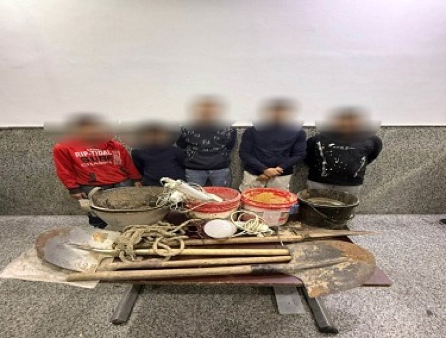 موصلة جهود أجهزة وزارة الداخلية فى مافحة جرائم التنقب عن الآثار