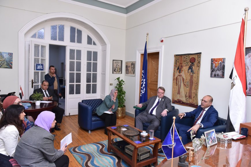 وير العمل في مؤتمر صحفي نظمته "العم الدولية " بالقاهرة :انضمام وزارة العمل إلى التحالف لعالمي للعدالة ااجتماعية" يتطابق مع أهداف "المبادات الرئاسية"