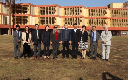 تعزيز التعاون الثقافي والتعليمي بين مصر والصين..زيارة وفد من الجامعات الصينية إلى مدرسة فيكتوريا كوليدج جامعة بدر