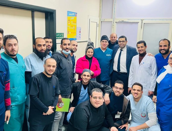 قسم القلب بمستشفى الزيتون لتخصصى يتصدى المحله الأولى بوزار الصحة فى إنقاذ عر ١٦ عام