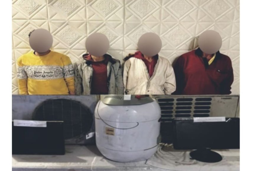 ضبط عدة عناصر إجرامية حال محاولتهم سرقة بطاريات شبات المحمول الخاص بإحدى الشركات بالقاهرة