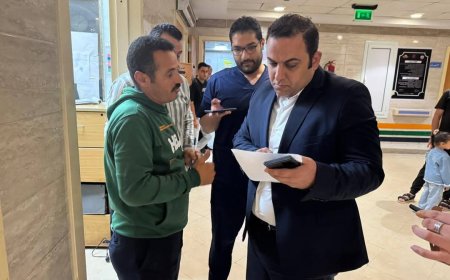 " الدكتور أحمد رزق "  بمرور مفاجئ على مستشفى قلين التخصصي للتأكد من حسن سير العمل وتلقي المرضى الرعاية الطبية الكاملة