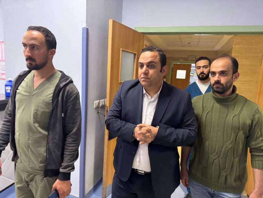 " الدكتور أحمد رزق "  بمرور مفاجئ على مستشفى بلطيم التخصصي للتأكد من حسن سير العمل وتلقي المرضى الرعاية الطبية الكاملة