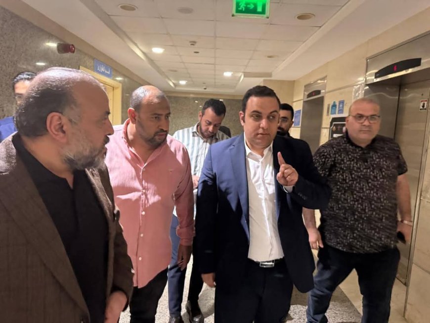 " الدكتور أحمد رزق "  بمرور مفاجئ على مستشفى قلين التخصصي للتأكد من حسن سير العمل وتلقي المرضى الرعاية الطبية الكاملة