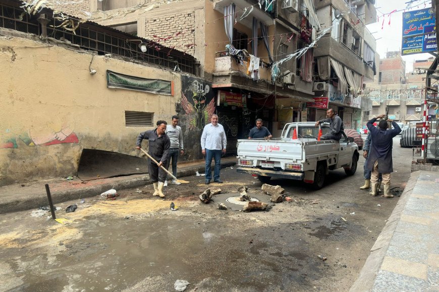 رسالة شكر للعاملين بشركة الصرف الصحى القاهرة  لدورهم في تصدى وتطهير العاصمة  حملاتهم المستمرة صور