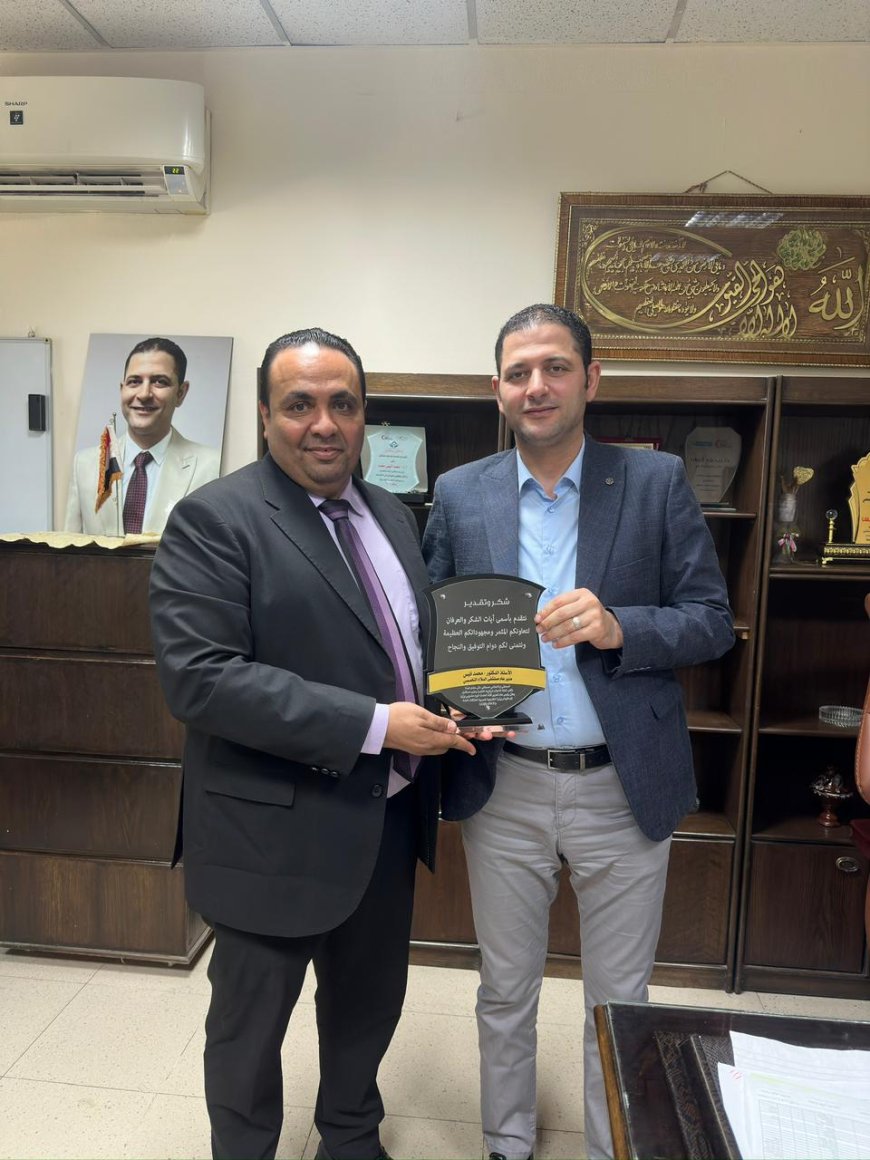 " مصطفى مكى " يكرم مدير مستشفى السلام التخصصي تتصدى المركز الأول بين المرضة المترددين