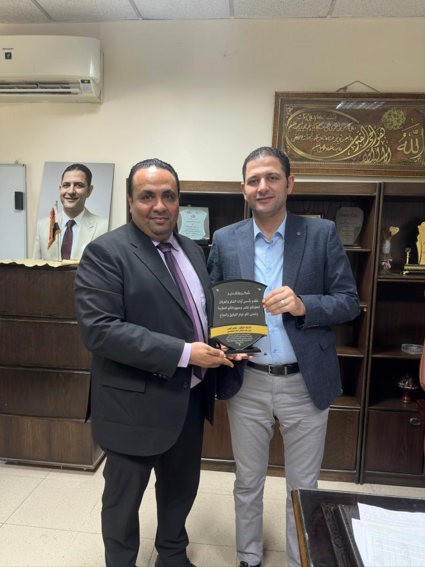 " مصطفى مكى " يكرم مدير مستشفى السلام التخصصي تتصدى المركز الأول بين المرضة المترددين