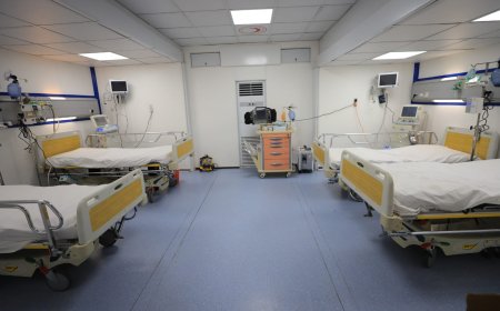 تشغيل قسم العناية المركزة في مستشفى المواصي الميداني التابع للهلال الأحمر الفلسطيني