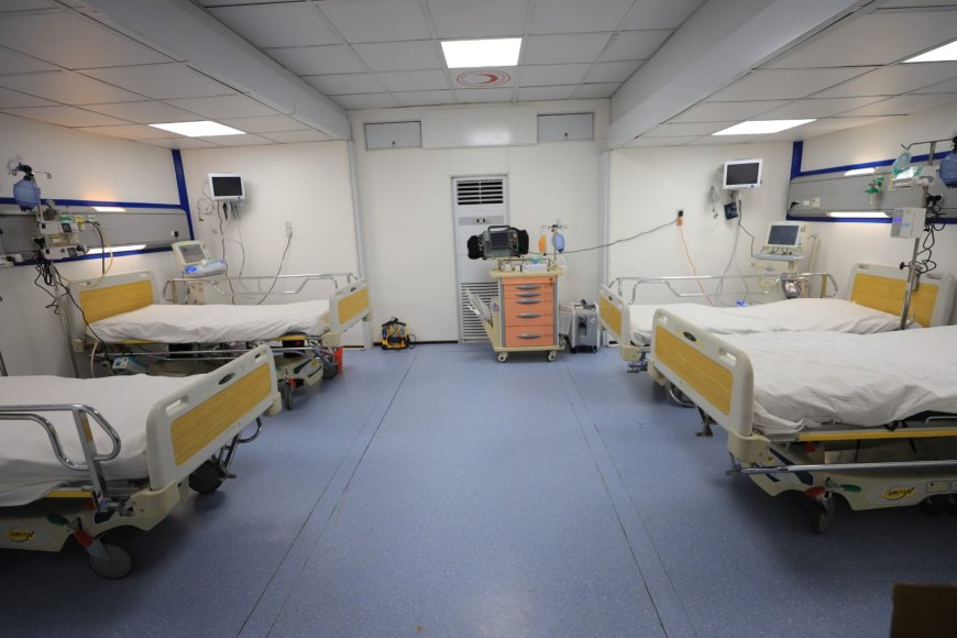 تشغيل قسم العناية المركزة في مستشفى المواصي الميداني التابع للهلال الأحمر الفلسطيني