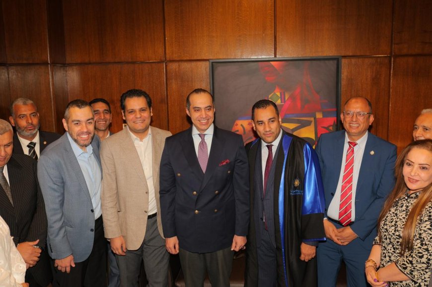 " حصل النائب احمد  على "  درجة الدكتوراة في العلوم السياسية بتقدير امتياز