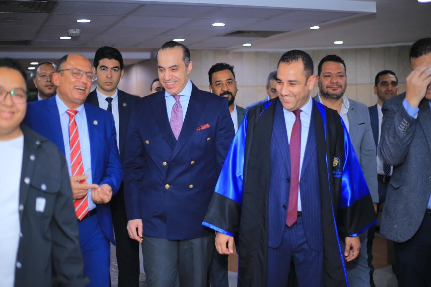 " حصل النائب احمد  على "  درجة الدكتوراة في العلوم السياسية بتقدير امتياز