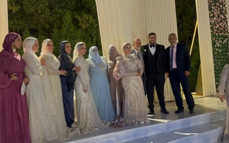 أسرة عمل الجريدة تشارك زفاف افراح عائلات آل الحاج أيمن عبدالرحيم شبانه  و آل الحاج امين الغامرى