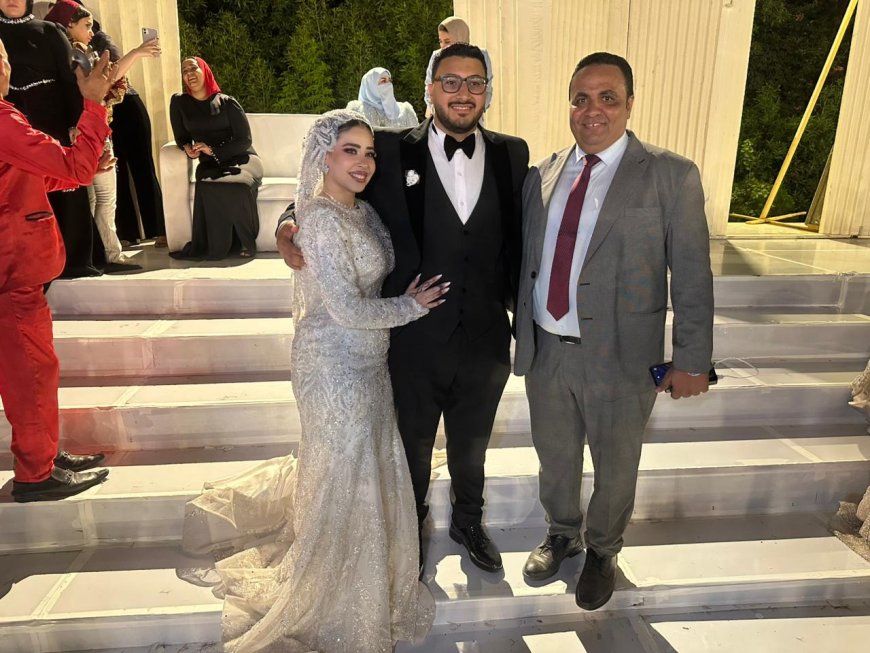 أسرة عمل الجريدة تشارك زفاف افراح عائلات آل الحاج أيمن عبدالرحيم شبانه  و آل الحاج امين الغامرى