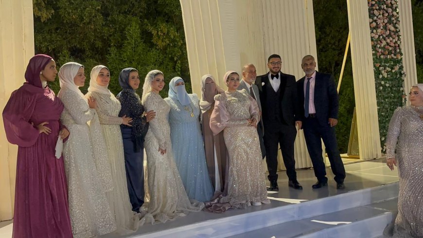 أسرة عمل الجريدة تشارك زفاف افراح عائلات آل الحاج أيمن عبدالرحيم شبانه  و آل الحاج امين الغامرى