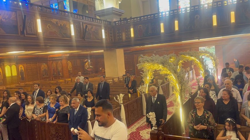 زفاف العروسين المهندس وائل إبراهيم  و المحاسبة  راندا جمال  يحتفلون للية العمر  فى حضور الأهل والاصدقاء بمحافظة القاهرة