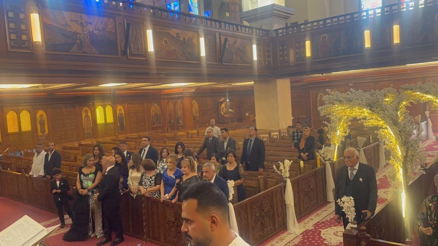 زفاف العروسين المهندس وائل إبراهيم  و المحاسبة  راندا جمال  يحتفلون للية العمر  فى حضور الأهل والاصدقاء بمحافظة القاهرة