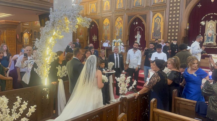 زفاف العروسين المهندس وائل إبراهيم  و المحاسبة  راندا جمال  يحتفلون للية العمر  فى حضور الأهل والاصدقاء بمحافظة القاهرة