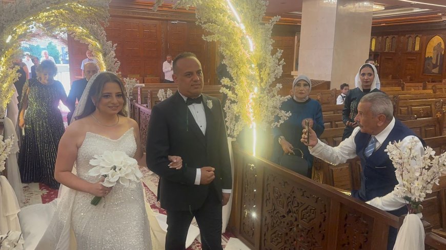 زفاف العروسين المهندس وائل إبراهيم  و المحاسبة  راندا جمال  يحتفلون للية العمر  فى حضور الأهل والاصدقاء بمحافظة القاهرة