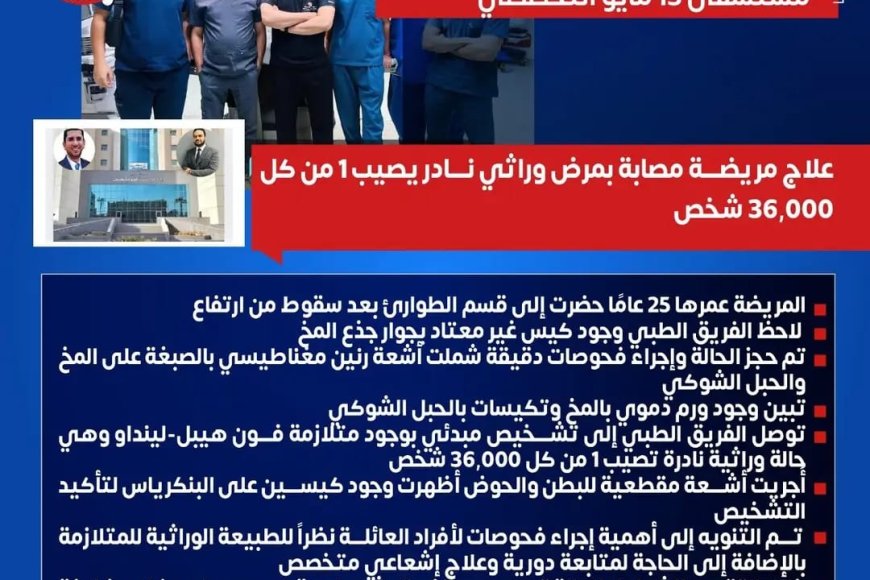 قصة نجاح طبية بمستشفى 15 مايو في مشهد يجمع بين العلم والخبرة والإنسانية