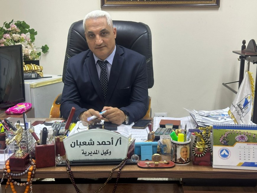 جمله شهيرة للأستاذ احمد شعبان استثمار  التعليم فى أبنائنا هو سر من نجاحات الدوله "بالجمهورية الجديدة "