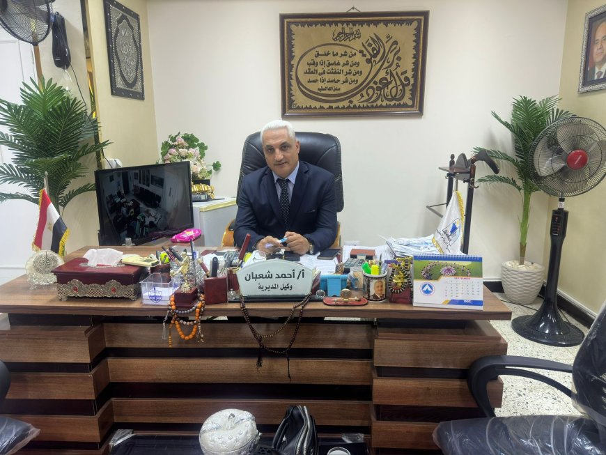 جمله شهيرة للأستاذ احمد شعبان استثمار  التعليم فى أبنائنا هو سر من نجاحات الدوله "بالجمهورية الجديدة "