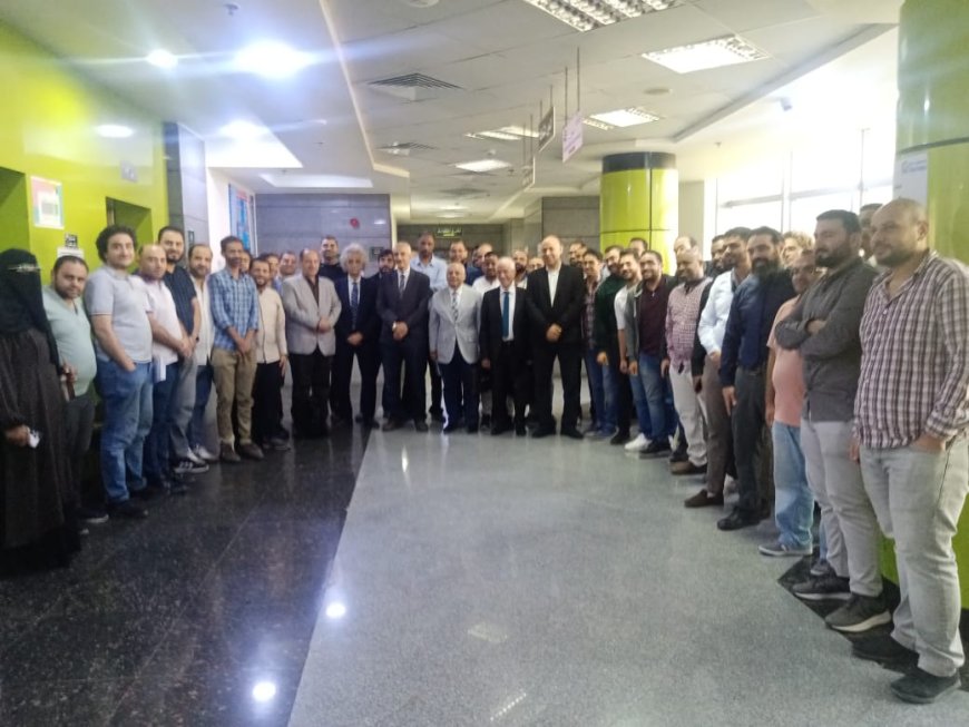 " مستشفى ١٥ مايو  النموذجي " ورشة عمل مميزة لجميع المتقدمين للبورد المصري لجنة النقاش تضم نخبة من كبار أساتذة جراحة الأوعية الدموية