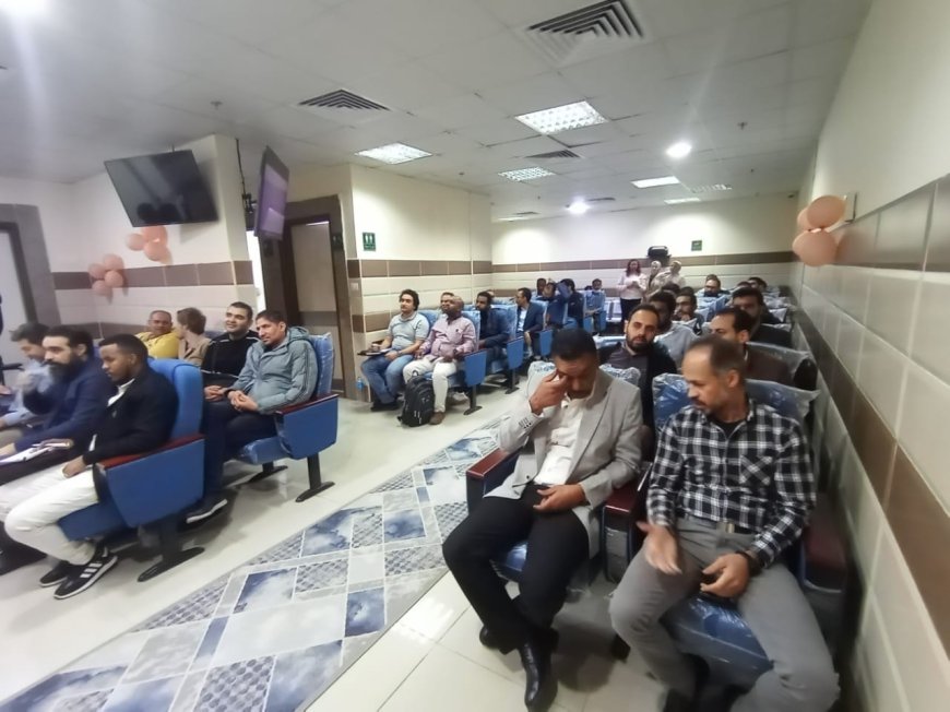 " مستشفى ١٥ مايو  النموذجي " ورشة عمل مميزة لجميع المتقدمين للبورد المصري لجنة النقاش تضم نخبة من كبار أساتذة جراحة الأوعية الدموية