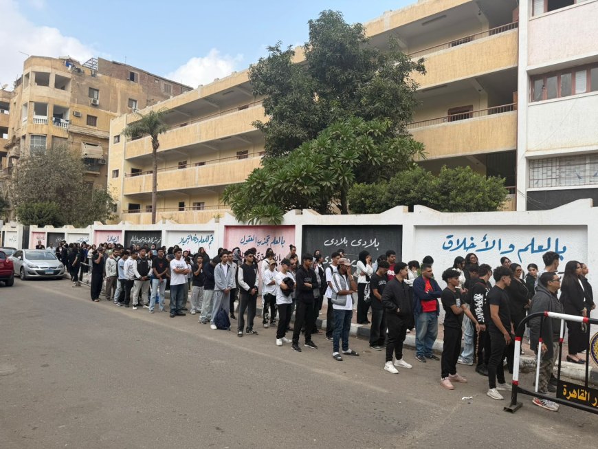 إقبال كبير على التصويت بلجان انتخابات مجلس النواب بالقاهرة| صور