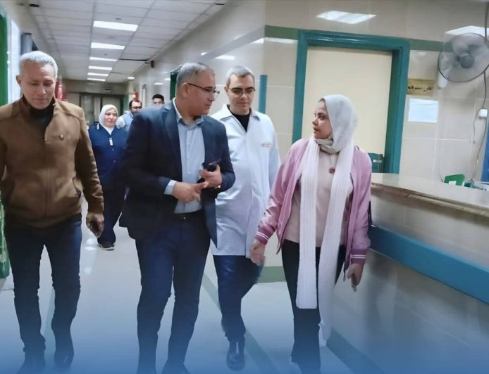 مرور رئيس الإدارة المركزية للشؤون الطبية على وحدات فرع القليوبية