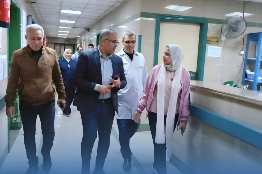مرور رئيس الإدارة المركزية للشؤون الطبية على وحدات فرع القليوبية