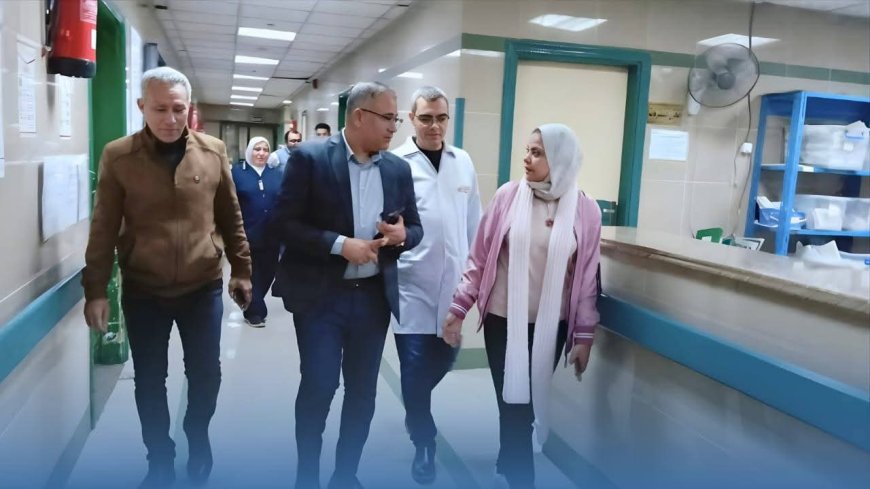 مرور رئيس الإدارة المركزية للشؤون الطبية على وحدات فرع القليوبية