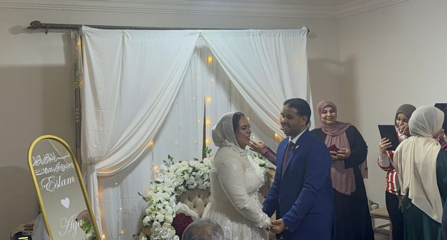 رئيس شركة «إسلام زايد ترافل» يحتفل بخطوبته على دكتورة العلاج الطبيعي آية هشام