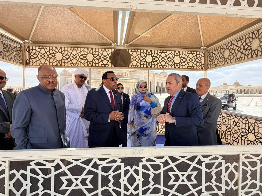 كامل إدريس: نتطلع للاستفادة من التجربة المصرية في إنشاء المدن الجديدة