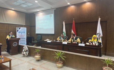 شهدت جامعة عين شمس اليوم مناقشة رسالة الدكتوراه المهنية (DBA) المقدمة من: الأستاذ الدكتور حلمي أحمد أحمد عبدالرحمن