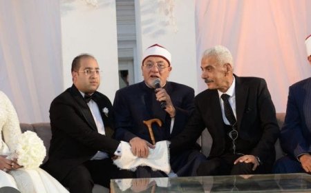 بحضور كبار رجال الدولة.. دار الحرس الجمهوري تحتضن عقد قران النائب عمرو رشدي على الآنسة منة محمود