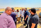 المهندس محمود مراد يتابع تقدم أعمال الطرق وشبكات الكهرباء بالأراضي المضافة بمنطقة الأمل سابقا