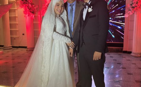 وسط حضور رفيع المستوى.. أسرتا حنفى وأبوطالب تحتفلان بزفاف الملازم أول رشاد محمد بقسم شرطة الخليفه