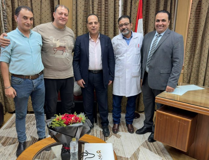 قيادات الطب والعمل العام تهنئ الأستاذ الدكتور أحمد السيد العايدي بتوليه قيادة مستشفى الساحل التعليمي