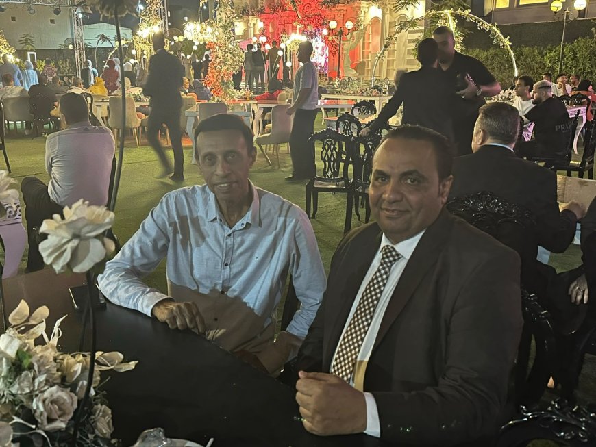 وسط حضور رفيع المستوى.. أسرتا حنفى وأبوطالب تحتفلان بزفاف الملازم أول رشاد محمد بقسم شرطة الخليفه