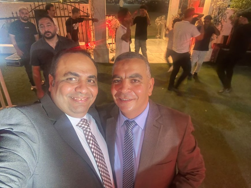 وسط حضور رفيع المستوى.. أسرتا حنفى وأبوطالب تحتفلان بزفاف الملازم أول رشاد محمد بقسم شرطة الخليفه