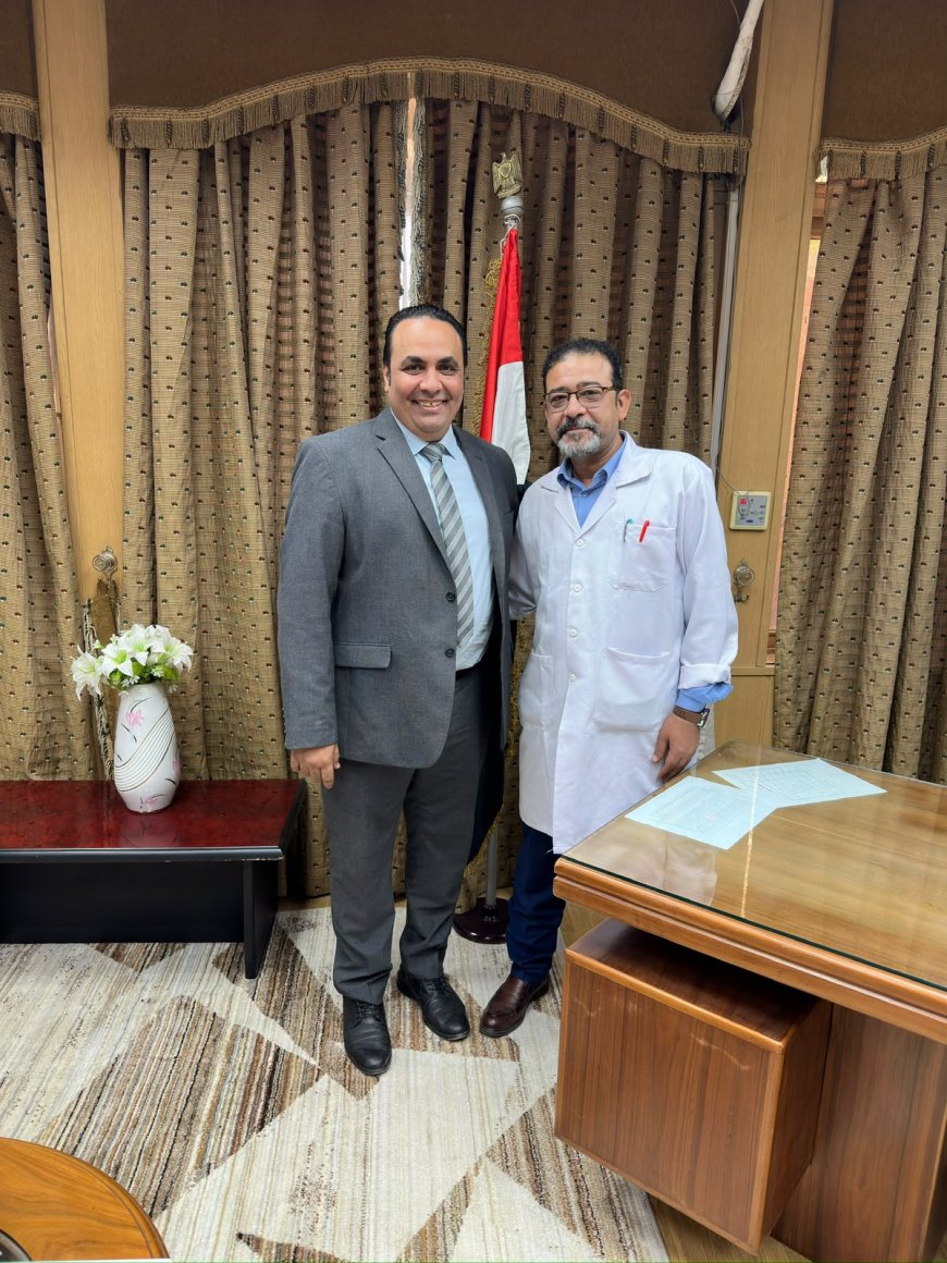 قيادات الطب والعمل العام تهنئ الأستاذ الدكتور أحمد السيد العايدي بتوليه قيادة مستشفى الساحل التعليمي