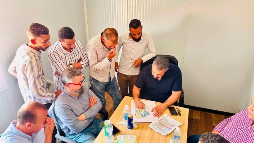 المهندس محمود مراد يتابع تقدم أعمال الطرق وشبكات الكهرباء بالأراضي المضافة بمنطقة الأمل سابقا