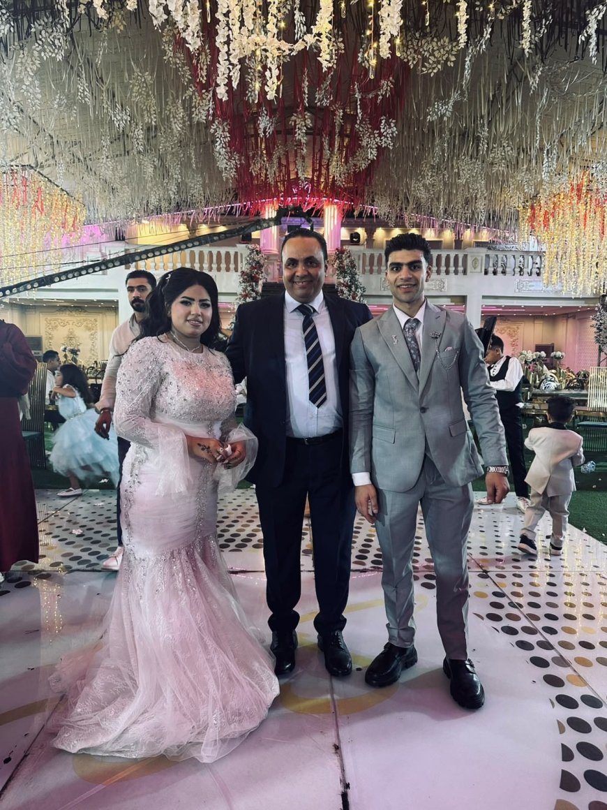 برقية تهنئة من عائلات آل مكي وآل طه وآل محمد مصطفى إلى العروسين بسنت بلال طه وباسم محمد مصطفى.. فرحة تجمع العائلات وتُتوِّج حكاية الأخلاق والأصول